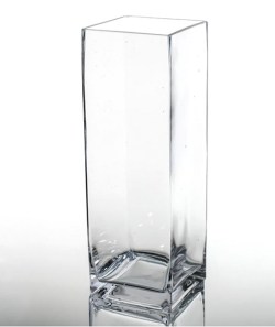 GS130 - Square vase 10x30cm
